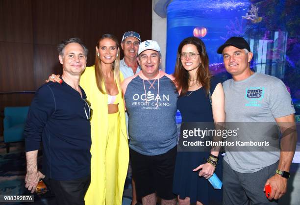 Niche Media and DuJour Media Jason Binn, Model Heidi Klum, Joe Morrissey, Owner of the Ocean Resort Casino Bruce Deifik, Television producer Desiree...