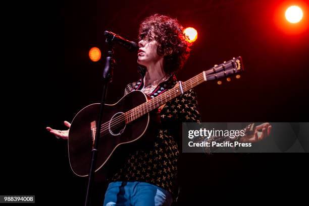 The American singer and song writer Laura Pergolizzi, better known under the stage name LP, performing live on stage at the Stupinigi Sonic Park...