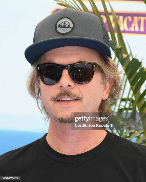 David Spade attends Columbia Pictures And Sony Pictures Animation's World Premiere Of "Hotel Transylvania 3: Summer Vacation" at Regency Village...