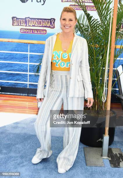 Jodie Sweetin attends Columbia Pictures And Sony Pictures Animation's World Premiere Of "Hotel Transylvania 3: Summer Vacation" at Regency Village...