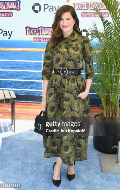 Kathryn Hahn attends Columbia Pictures And Sony Pictures Animation's World Premiere Of "Hotel Transylvania 3: Summer Vacation" at Regency Village...