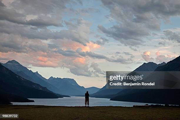 waterton lakes national park - benjamin rondel stock pictures, royalty-free photos & images