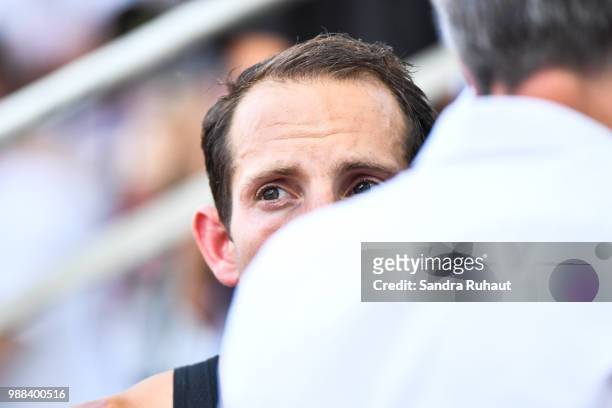 Renaud Lavillenie of France during the Pole Vault of the Meeting of Paris on June 30, 2018 in Paris, France.