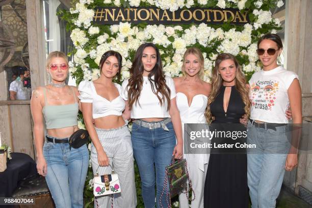 Ariana Madix, Lala Kent, Katie Maloney, Stassi Schroeder, Brittany Cartwright and Kristen Doute attend National OOTD Day x Stassi Schroeder at Pump...