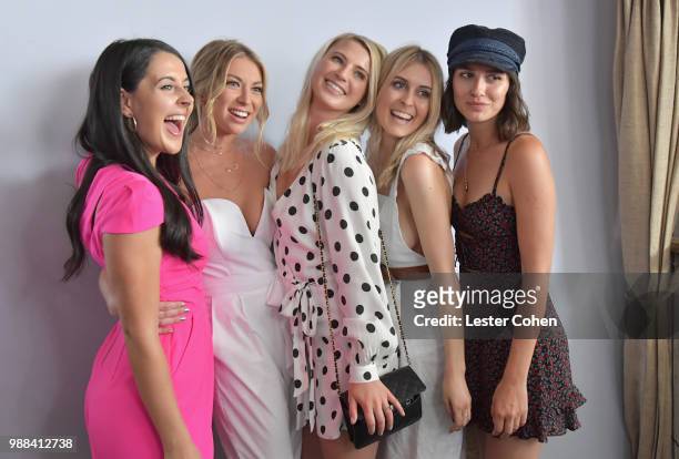 Stassi Schroeder and guests attend National OOTD Day x Stassi Schroeder at Pump on June 30, 2018 in West Hollywood, California.
