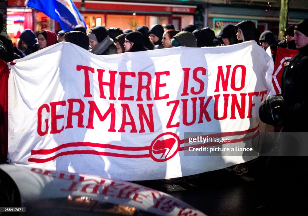 Protests during the AfD federal party conference