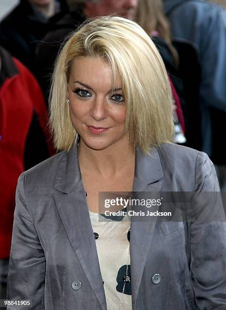 Actress Sheridan Smith arrives at the Sweet Charity press night at the Theatre Royal on May 4, 2010 in London, England.