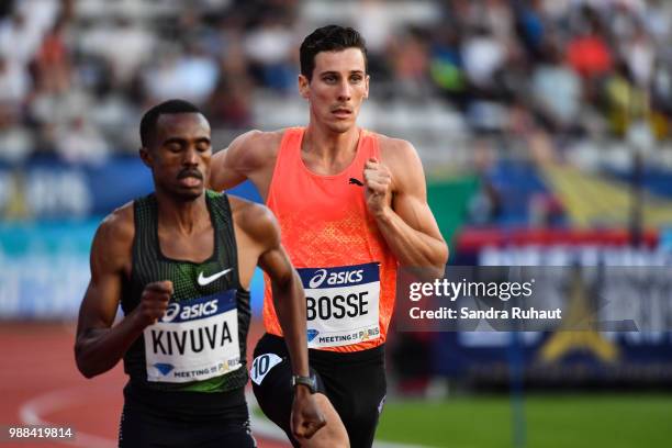 Pierre Ambroise Bosse of France during the 800m of the Meeting of Paris on June 30, 2018 in Paris, France.