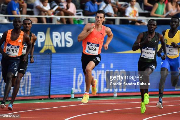Pierre Ambroise Bosse during the 800m of the Meeting of Paris on June 30, 2018 in Paris, France.