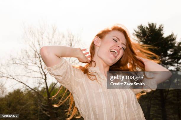 having fun in a park - head banging stock pictures, royalty-free photos & images