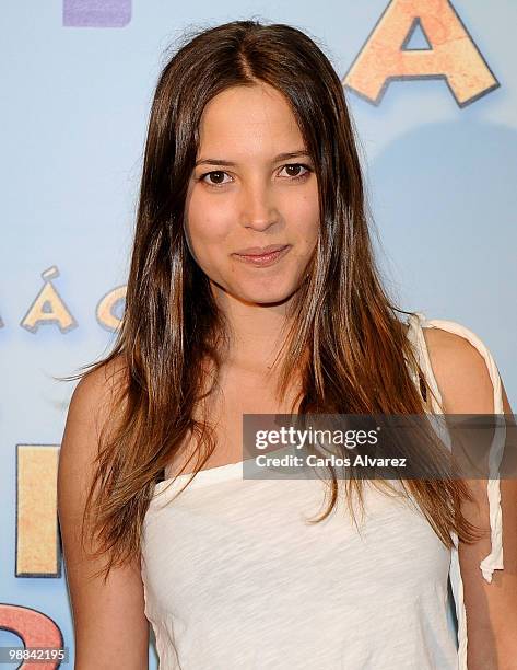 Spanish actress Ana Fernandez attends "Viaje Magico a Africa" premiere at the Proyecciones cinema on May 4, 2010 in Madrid, Spain.