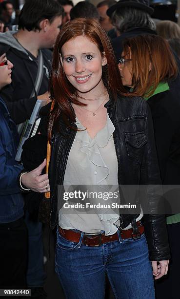 Amy Nuttall attends the press night for 'Sweet Charity' at Theatre Royal on May 4, 2010 in London, England.