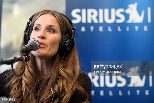 **Exclusive** Singer Emily Robison of "Court Yard Hounds" perform at SIRIUS XM Studio on May 4, 2010 in New York City.