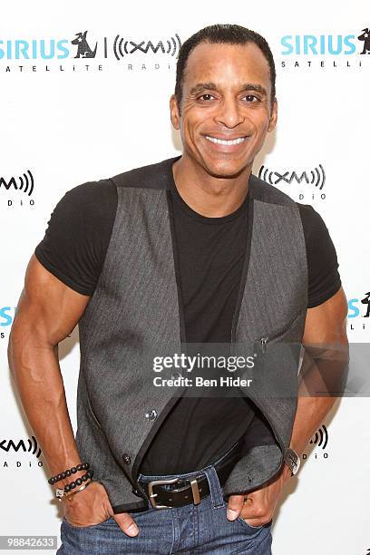 **Exclusive** Jon Secada visits SIRIUS XM Studio on May 4, 2010 in New York City.