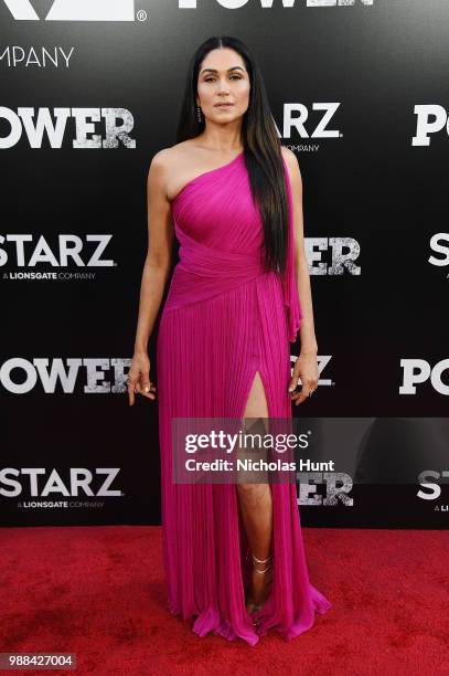 Lela Loren attends the "POWER" Season 5 Premiere at Radio City Music Hall on June 28, 2018 in New York City.