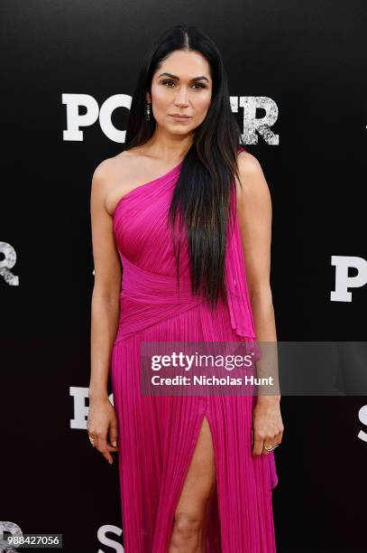 Lela Loren attends the "POWER" Season 5 Premiere at Radio City Music Hall on June 28, 2018 in New York City.