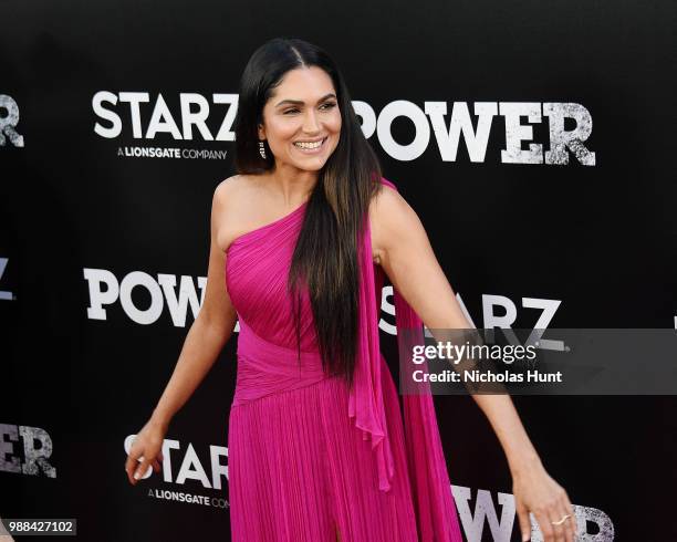 Lela Loren attends the "POWER" Season 5 Premiere at Radio City Music Hall on June 28, 2018 in New York City.