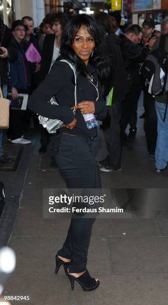 Sinita attends the press night for 'Sweet Charity' at Theatre Royal on May 4, 2010 in London, England.