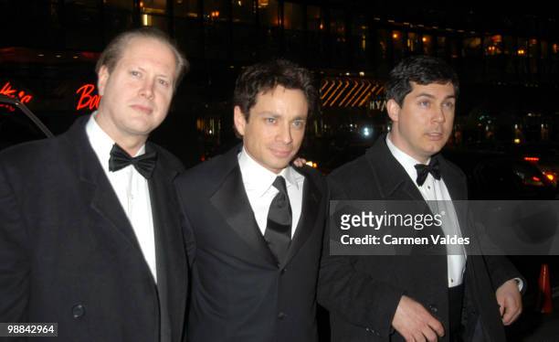 Darrel Hammond, Chris Kattan and Chris Parnell of SNL
