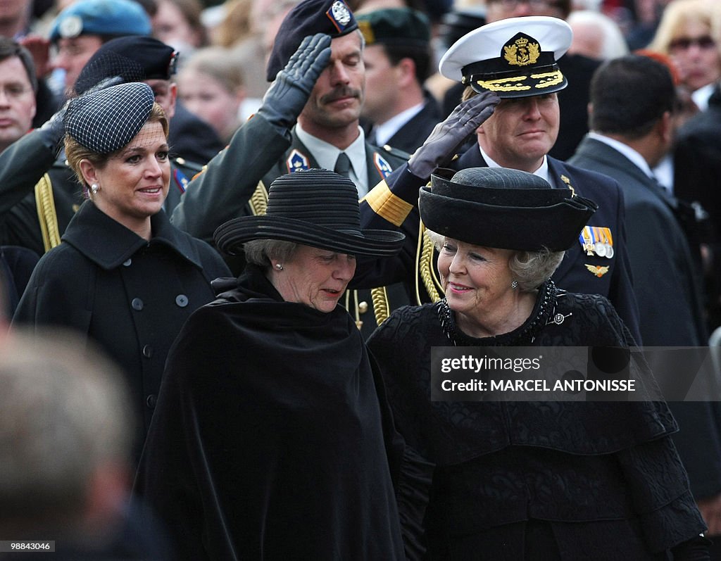 Dutch Princess Maxima (L), Dutch Queen B