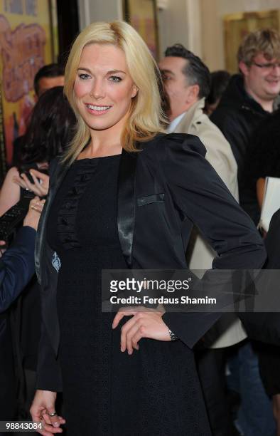 Hannah Waddingham attends the press night for 'Sweet Charity' at Theatre Royal on May 4, 2010 in London, England.