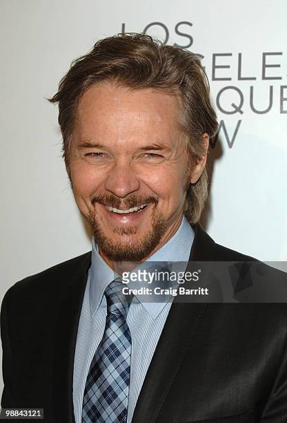 Stephen Nichols arrives at the 15th Annual Los Angeles Antiques Show Benefiting PS Arts at Barker Hangar on April 21, 2010 in Santa Monica,...