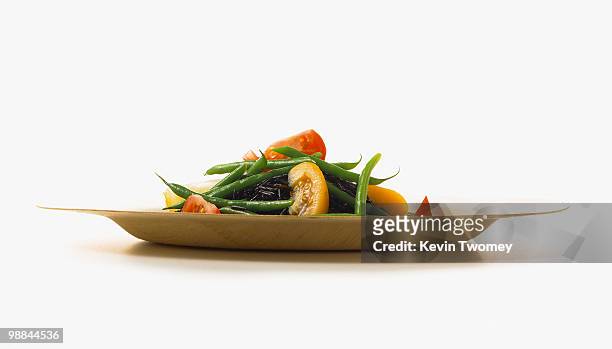 close up of healthy rice salad - vista lateral - fotografias e filmes do acervo
