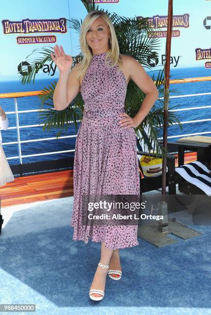 Actress Elisabeth Rohm arrives for Columbia Pictures And Sony Pictures Animation's World Premiere Of "Hotel Transylvania 3: Summer Vacation" held at...