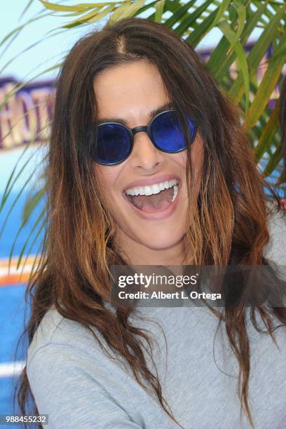 Actress Sarah Shahi arrives for Columbia Pictures And Sony Pictures Animation's World Premiere Of "Hotel Transylvania 3: Summer Vacation" held at...