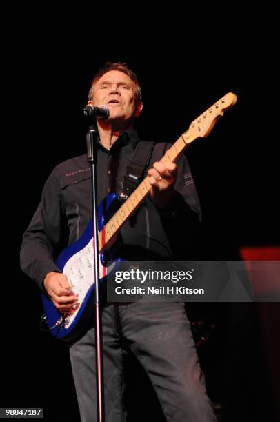 Glen Campbell performs on stage at City Hall on May 4, 2010 in Sheffield, England.