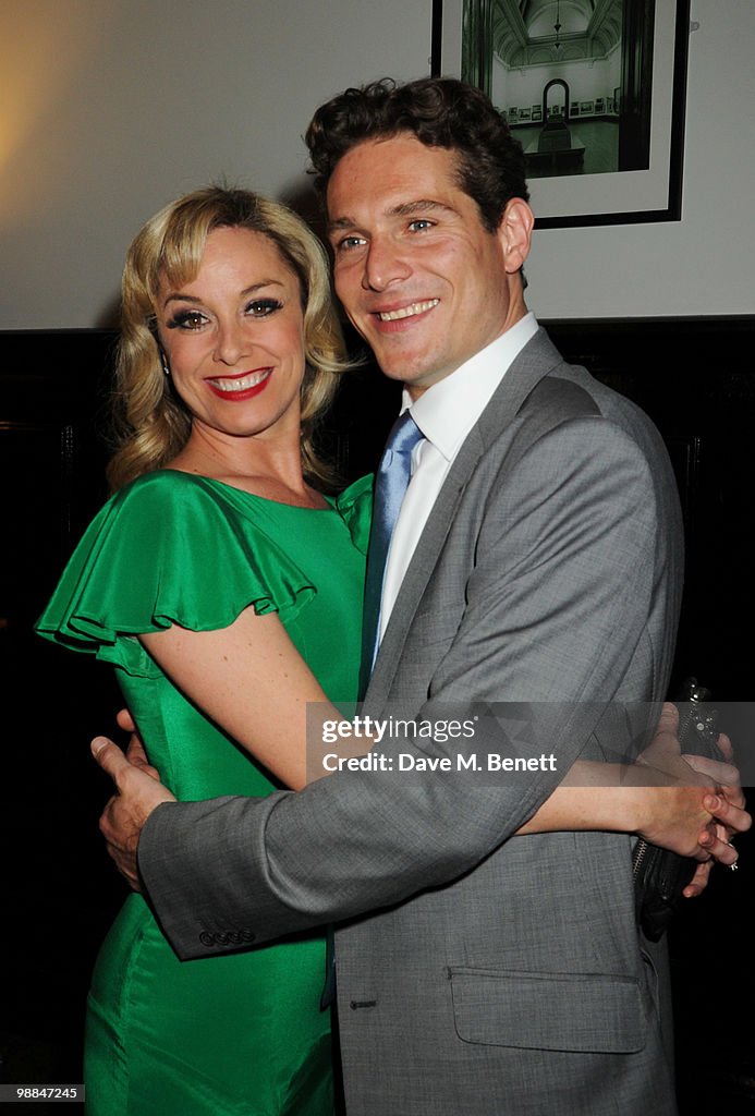 Tamzin Outhwaite and Mark Umbers attend the afterparty following the