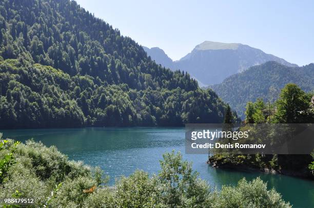 mountains of abkhazia - romanov stock pictures, royalty-free photos & images