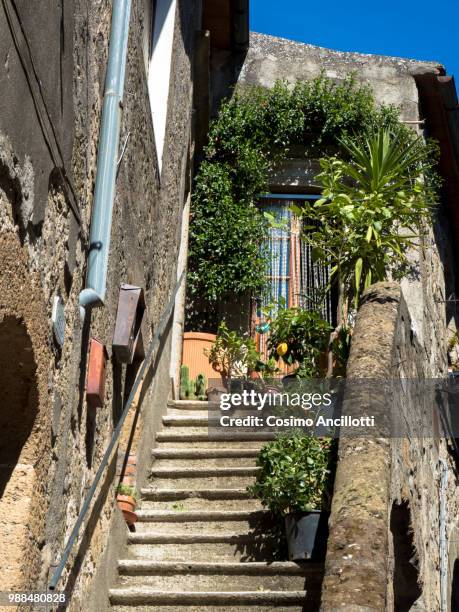 un giorno a pitigliano - giorno stock pictures, royalty-free photos & images