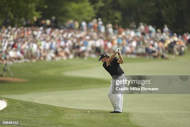 Quail Hollow Championship: Phil Mickelson in action on No 7 during Sunday play at Quail Hollow Club. Charlotte, NC 5/2/2010 CREDIT: Mike Ehrmann