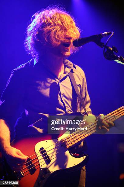 James Johnston of Biffy Clyro performs at Portsmouth Guildhall on May 4, 2010 in Portsmouth, England.