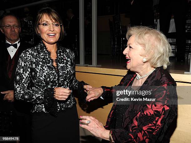 *Exclusive* Sarah Palin and Betty White attends Time's 100 most influential people in the world gala at Frederick P. Rose Hall, Jazz at Lincoln...