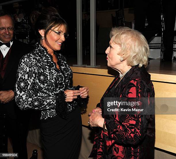 *Exclusive* Sarah Palin and Betty White attends Time's 100 most influential people in the world gala at Frederick P. Rose Hall, Jazz at Lincoln...