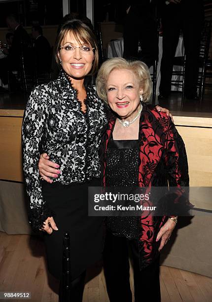 *Exclusive* Sarah Palin and Betty White attends Time's 100 most influential people in the world gala at Frederick P. Rose Hall, Jazz at Lincoln...