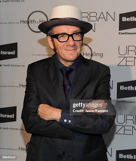 Musician Elvis Costello attends The Continuum Center for Health Organic Elegance benefit at Espace on May 4, 2010 in New York City.