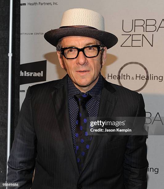 Musician Elvis Costello attends The Continuum Center for Health Organic Elegance benefit at Espace on May 4, 2010 in New York City.