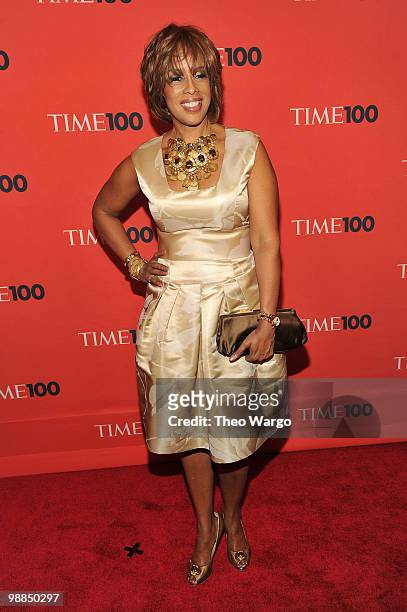Gayle King attends Time's 100 most influential people in the world gala at Frederick P. Rose Hall, Jazz at Lincoln Center on May 4, 2010 in New York...