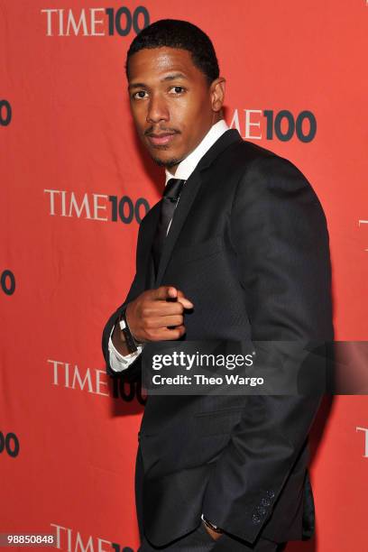 Actor Nick Cannon attends Time's 100 most influential people in the world gala at Frederick P. Rose Hall, Jazz at Lincoln Center on May 4, 2010 in...