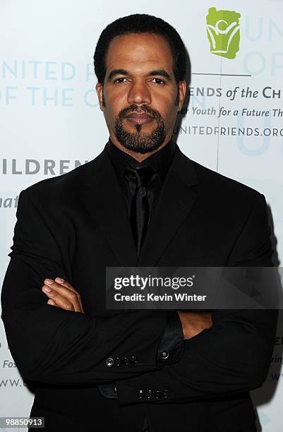 Actor Kristoff St John arrives at the United Friends of the Children's Brass Ring Awards Dinner 2010 honoring Julie Chen & Leslie Moonves held at the...