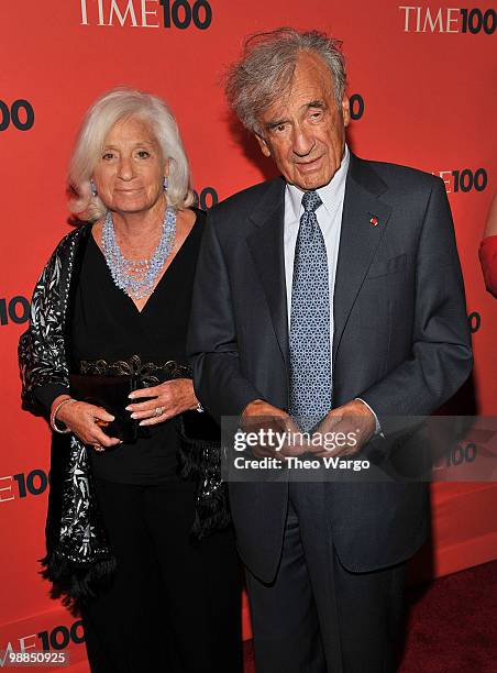 Elie Wiesel attends Time's 100 most influential people in the world gala at Frederick P. Rose Hall, Jazz at Lincoln Center on May 4, 2010 in New York...