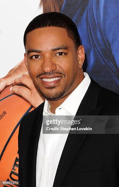 Actor Laz Alonso attends the premiere of "Just Wright" at Ziegfeld Theatre on May 4, 2010 in New York City.