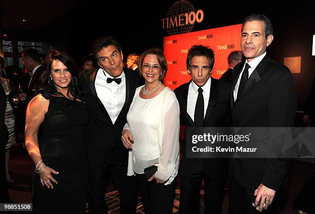 Lisa Oz, Dr Mehmet Oz, Chairman and CEO of Time Inc Ann S Moore, Ben Stiller and Rick Stengel attends Time's 100 most influential people in the world...