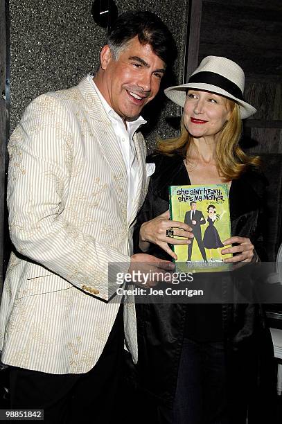 Actor/author Bryan Batt and actress Patricia Clarkson attend the launch party for "She Ain't Heavy, She's My Mother" at Covet on May 4, 2010 in New...