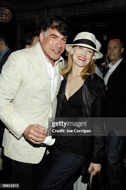 Actor/author Bryan Batt and actress Patricia Clarkson attend the launch party for "She Ain't Heavy, She's My Mother" at Covet on May 4, 2010 in New...