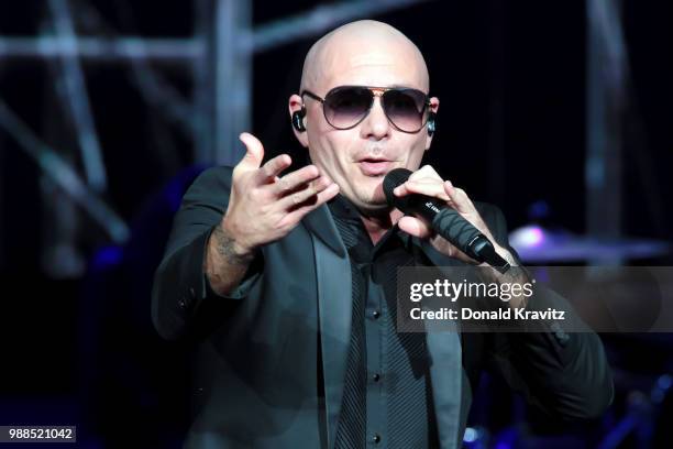 Pitbull Rapper Concery Pitbull Rapper Photos and Premium High Res Pictures - Getty Images