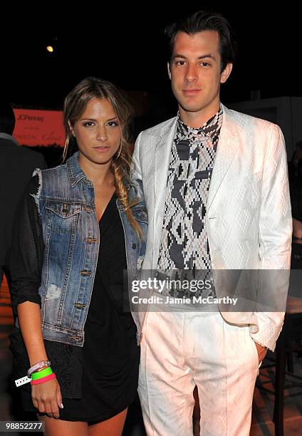 Designer Charlotte Ronson and DJ Mark Ronson attend Charlotte Ronson and JCPenney Spring Cocktail Jam held at Milk Studios on May 4, 2010 in Los...